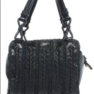 ISO - Bottega Veneta Nappa Crochet Raffia bag